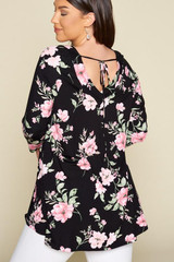 Sweet in the Springtime Top in Black