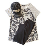 Lounging Around Capri Leggings in Ash Gray