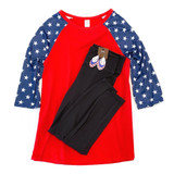 My Fourth of July Raglan Tee