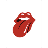 Original Licks Tongue Logo 1971 Lithograph