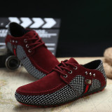 New fashion Men Flats Light Breathable Shoes Shallow Casual Shoes Men Loafers