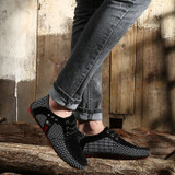 New fashion Men Flats Light Breathable Shoes Shallow Casual Shoes Men Loafers