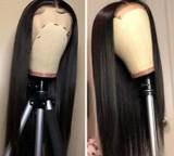 Long Straight 13X4 Lace Front Human Hair Wig 30 32 34 36 Inches Pre Plucked 4x4 Lace Closure Wigs For Black Women Brazilian Remy