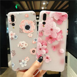 Huawei Flowers Pattern Phone Case Suitable for iPhone and Samsung