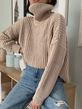 Turtle Neck Oversized Sweater