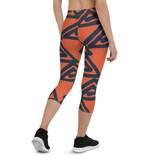 Geometric Tribal Print Capri Leggings Geometric Tribal Print Capri Leggings