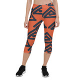 Geometric Tribal Print Capri Leggings Geometric Tribal Print Capri Leggings