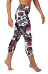 Doknula Yoga Capri Leggings