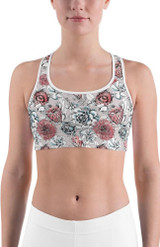 Floral Hispid Sports Bra