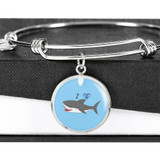 I Love Shark Bangle