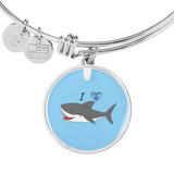 I Love Shark Bangle