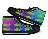 Turtle High top custom shoes