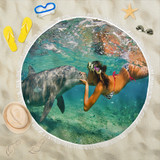 Dolphin Kiss Beach Blanket