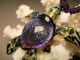 HONU HAWAIIAN PURPLE SEA TURTLE PENDANT HONU HAWAIIAN PURPLE SEA TURTLE PENDANT