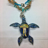 Special edition sea turtle pendant with sea shell necklace Special edition sea turtle pendant with sea shell necklace