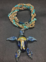 Special edition sea turtle pendant with sea shell necklace Special edition sea turtle pendant with sea shell necklace