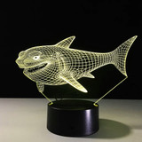 Shark  7 color changing LED lamp
