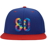 Summertime Rainbow 80 Sport-Tek Flat Bill High-Profile Snapback Hat