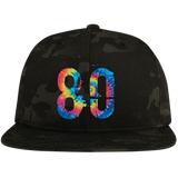 Summertime Rainbow 80 Sport-Tek Flat Bill High-Profile Snapback Hat