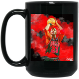G.O.A.T #23 Jordan  15 oz. Black Mug