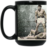 G.O.A.T Ali 15 oz. Black Mug