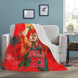 G.O.A.T 23 Jordan Ultra-Soft Micro Fleece Blanket 60"x80"