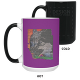 Graffiti Wolf 15 oz. Color Changing Mug