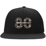 Graffiti Can Rehaxtonstudios Logo Sport-Tek Flat Bill High-Profile Snapback Hat