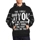 Believe in your self worth All Over Print Hoodie for Men