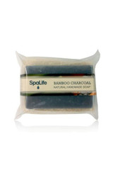 Bamboo Charcoal Soap with Loofah Body Scrubber