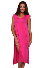 Women's Open Side Tunic Swimwear Cover-up Beach Dress