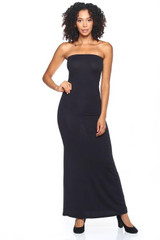 Strapless Long Bodycon Dress