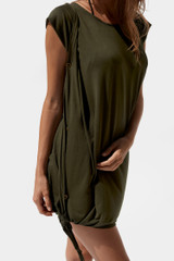 Olive Green Convertible Shirt