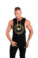 GET FIT NEVER QUIT STRINGER HOODIE