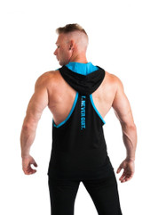 GET FIT NEVER QUIT STRINGER HOODIE