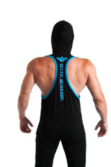 GET FIT NEVER QUIT STRINGER HOODIE