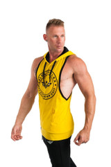 GET FIT NEVER QUIT STRINGER HOODIE
