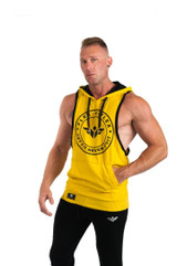 GET FIT NEVER QUIT STRINGER HOODIE