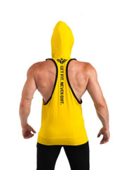 GET FIT NEVER QUIT STRINGER HOODIE