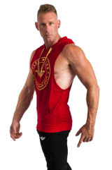 GET FIT NEVER QUIT STRINGER HOODIE