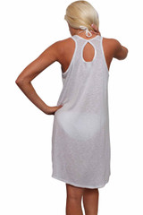 Women's Summer Tank Swimwear Cover-up Beach Dress
