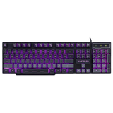 USB Wired 3 Colors LED Backlight PC Gaming Keyboard