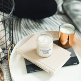 Caramel + Tobacco Soy Candle | Rose Gold Candle