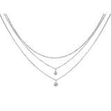 Triple Chain Pendants Necklace