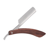 Stainless Steel Razor Straight Edge Shaving Razor Wooden Handle Folding Barber Shaving Knife Hair Eyebrow Beard Shaver Shaving Tool Brown Stainless Steel Razor Straight Edge Shaving Razor Wooden Handle Folding Barber Shaving Knife Hair Eyebrow Beard Shaver Shaving Tool Brown
