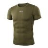 Mens Fitness Short Sleeves Rashguard T-Shirt Bodybuilding Skin Tight-drying Tops
