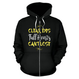 All Over Unisex Zip Up Hoodie