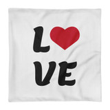 Love All-Over Print Premium Hidden zipper Pillow Case only