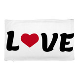 Love All-Over Print Premium Hidden zipper Pillow Case only