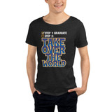 Take Over The World Men's Raw Neck Tee